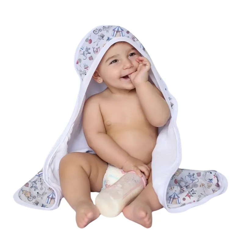 Toalha De Banho Com Capuz Vv Baby 80x80cm Bambino - Sulbrasil