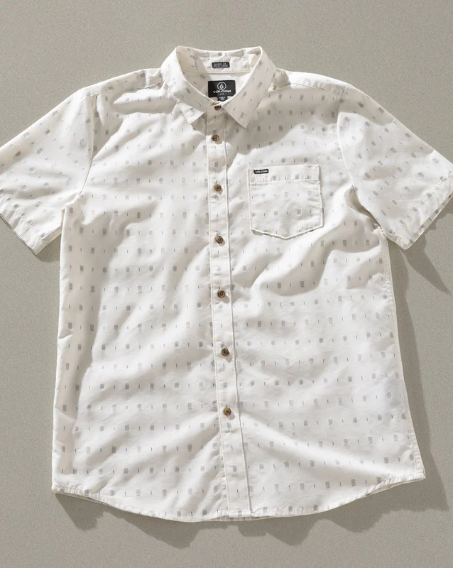 Camisa Volcom Bankstone White Combo P / Branco