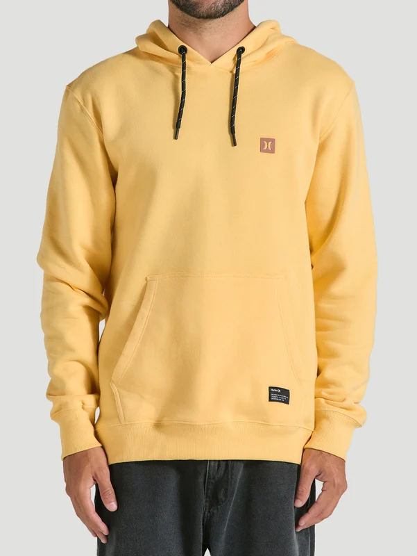 Moletom Canguru Amarelo Felpado Hurley Mini Icon II GG / Amarelo