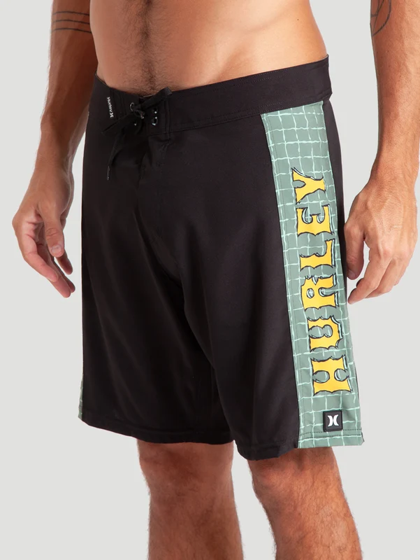 Boardshorts 18 Polegadas Preto Hurley Side Retrô 40 / PRETO