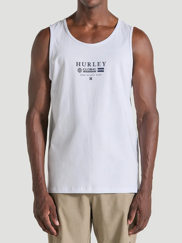 Regata Branca Casual Hurley Globo P / Branco