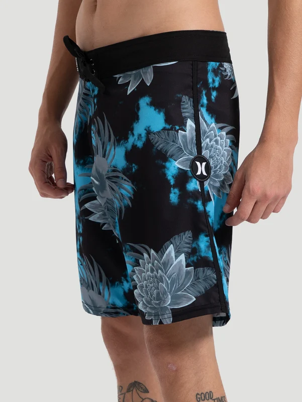 Boardshorts Hurley Hibisco 18" Preto 44 / Preto