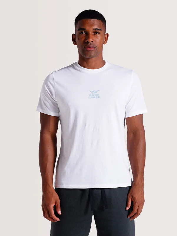 Camiseta Branca Manga Curta Especial Hang Loose Field P / Branco