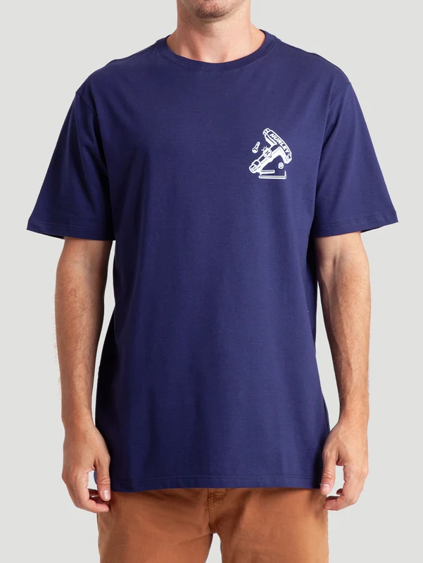 Camiseta Manga Curta Azul Hurley Shop P / AZUL