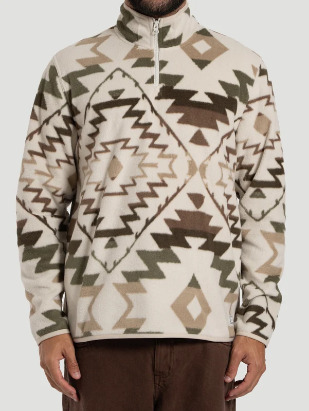 Blusa Especial Hurley Mesa Windchill 1/4 Zip Importada GG / Multi