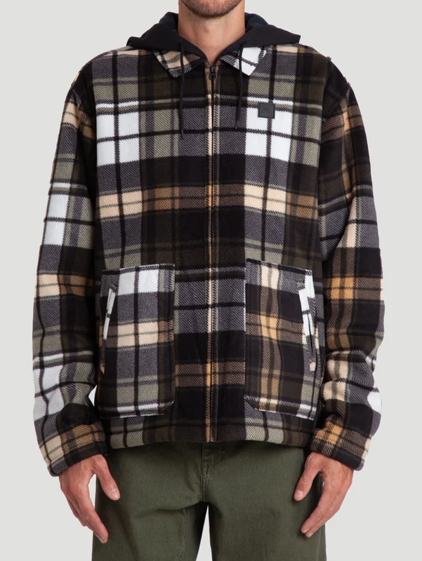 Blusa Especial Hurley Easy Rider Hooded Sherpa Importada M / Preto