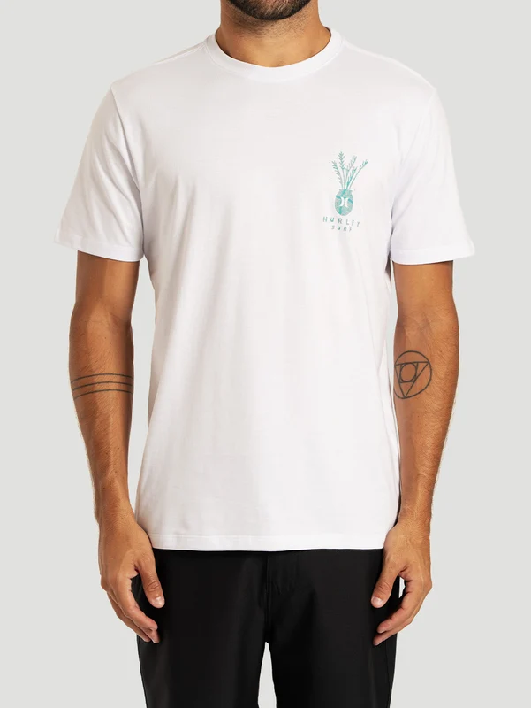 Camiseta Manga Curta Branca Hurley Xilo G / Branco