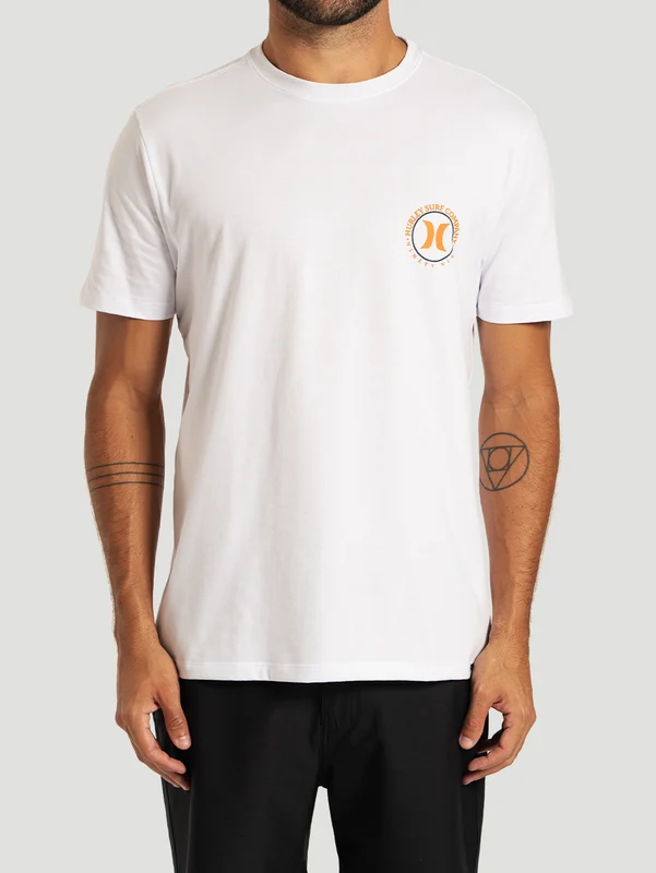 Camiseta Manga Curta Branca Hurley Marlin M / BRANCO
