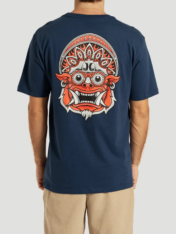 Camiseta Manga Curta Marinho Hurley Barong P / Azul Marinho