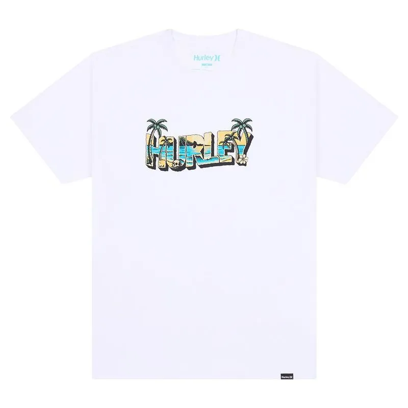 Camiseta Hurley Beach SM26 Masculina Branco P / branco
