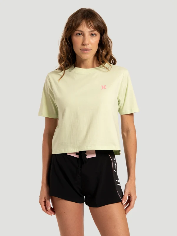 Camiseta Manga Curta Verde Hurley Icon P / Verde