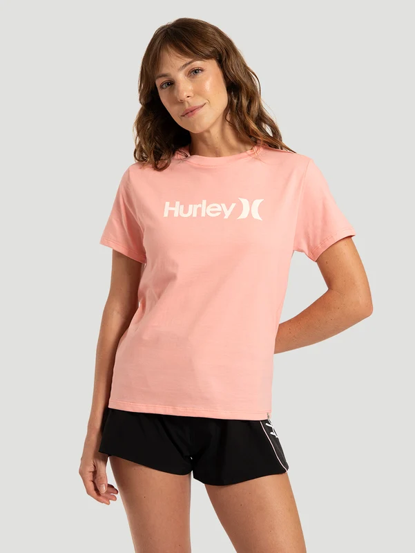 Camiseta Manga Curta Rosa Hurley One&Only PP / Rosa