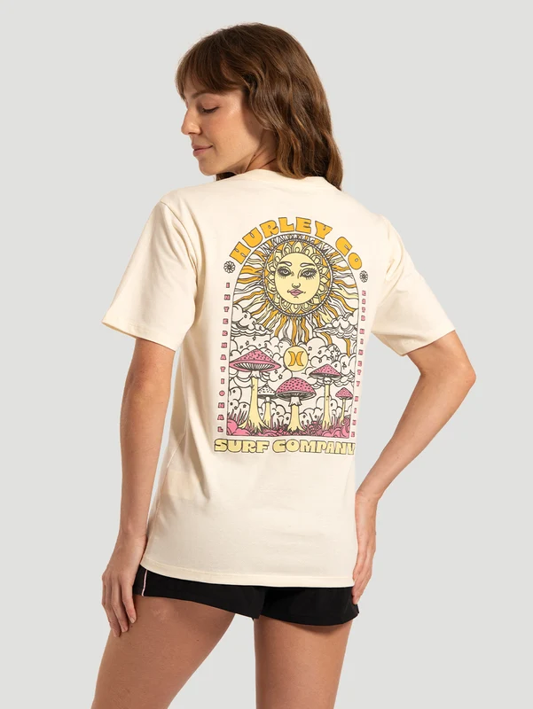 Camiseta Manga Curta Off White Hurley Sun M / Off White