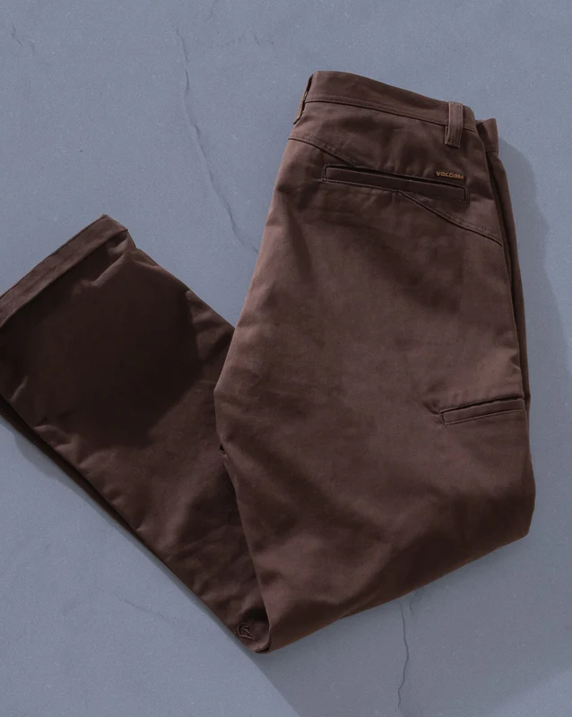 Calça Especial Volcom Frickin Chino Cacao 44 / Marrom