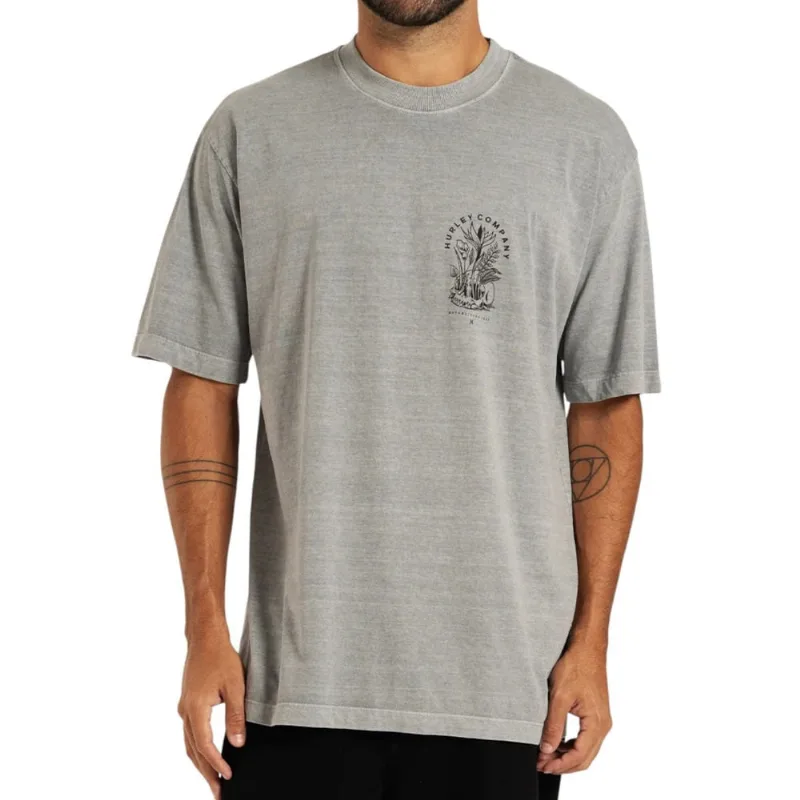 Camiseta Especial Hurley Maxfit End Off Cinza