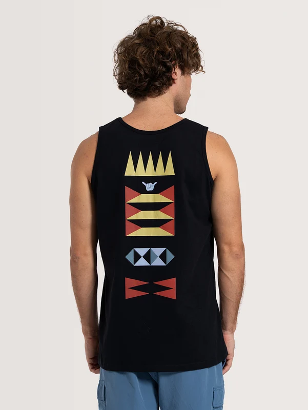 Regata Preta Hang Loose Greekback GG / PRETO