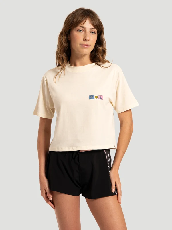 Camiseta Manga Curta Off White Hurley Portrait GG / Off White