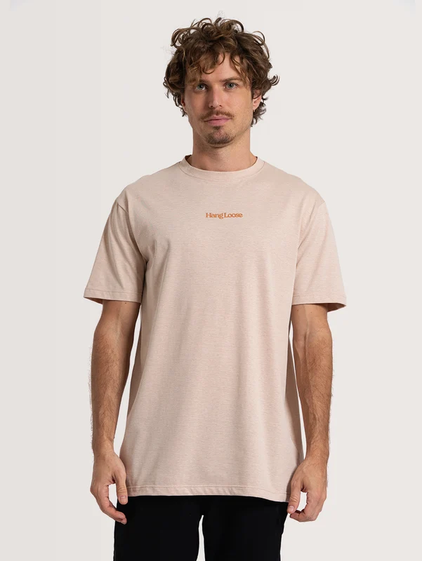 Camiseta Especial Manga Curta Bege Hang Loose Soul P / Bege