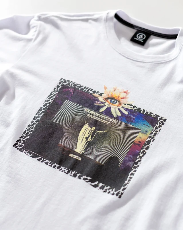 Camiseta Volcom Eye Can See Branca GG / BRANCO