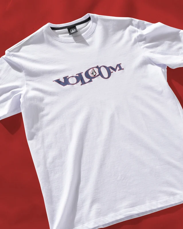 Camiseta Volcom Skidder Branca G / Branco