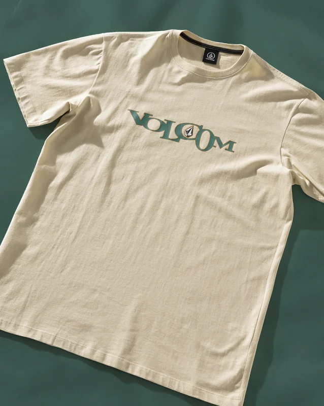 Camiseta Volcom Skidder Bege P / Bege