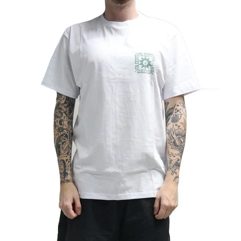 Camiseta Volcom Quantum SM26 Masculina Branco G / branco