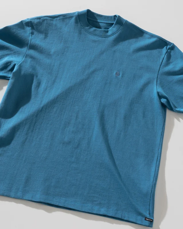 Camiseta Comfort Fit Volcom Single Stone Azul M / AZUL