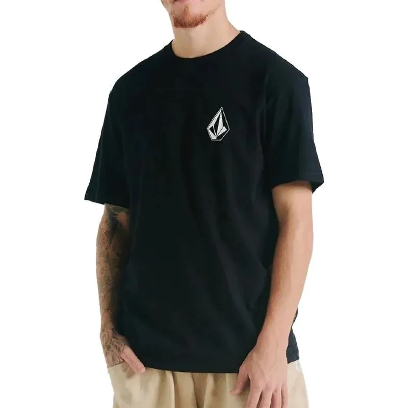 Camiseta Volcom Iconic SM26 Masculina Preto P / preto