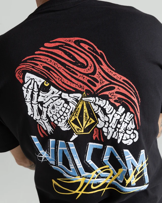 Camiseta Volcom Dropped Preta M / Preto