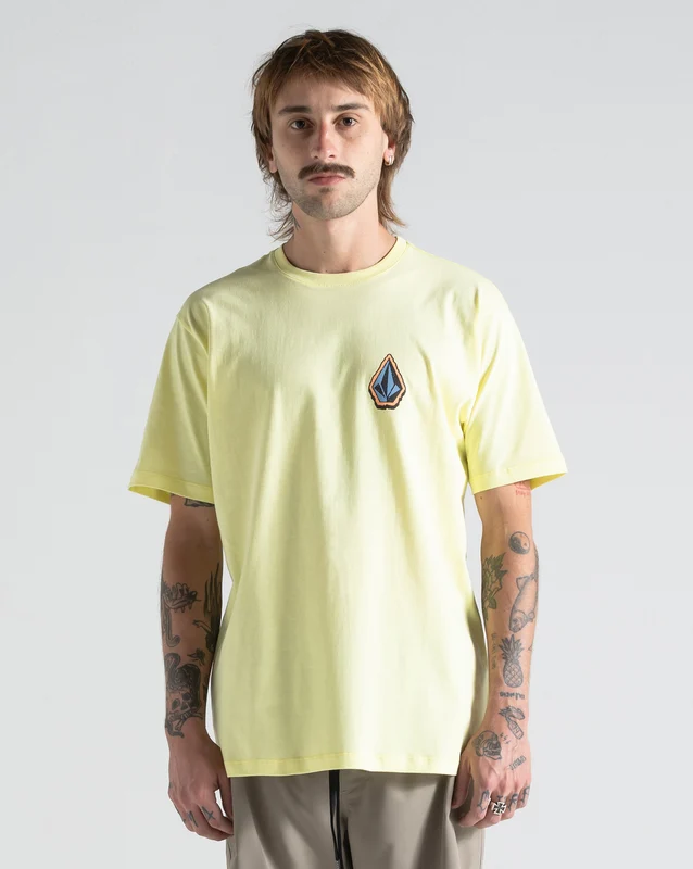 Camiseta Volcom Chandler Amarela GG / Amarelo