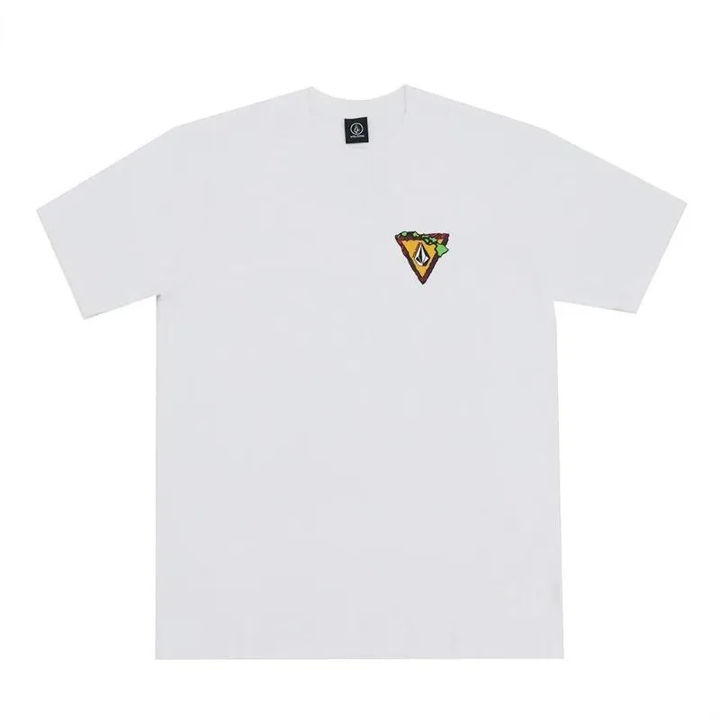 Camiseta Volcom Hi Loops SM26 Masculina Branco GG / branco