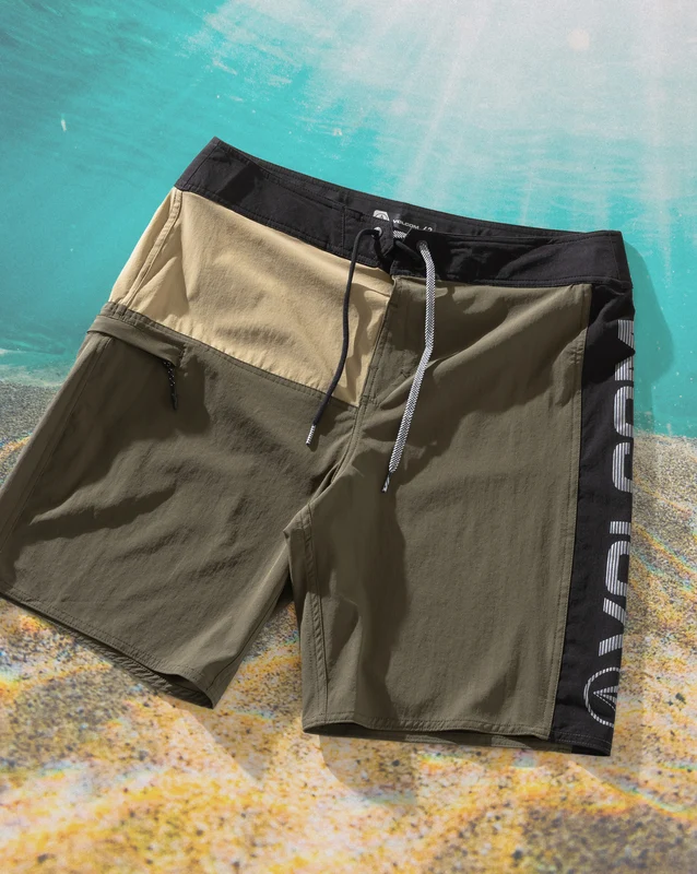 Boardshort Volcom Sabotage Army Green 38 / Verde