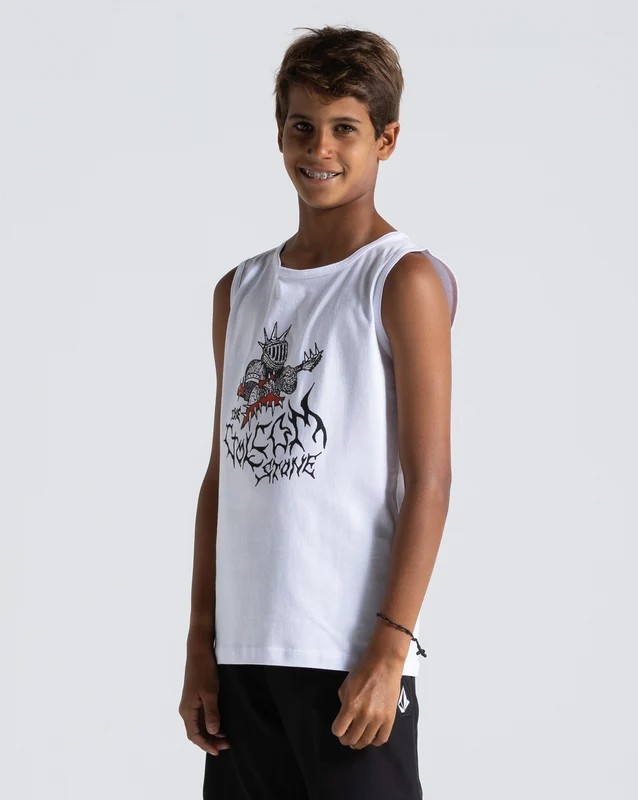 Regata Volcom Spikesnight Juvenil Branca 08 / Branco