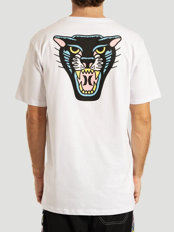 Camiseta Manga Curta Branca Hurley x Etam Panther M / BRANCO