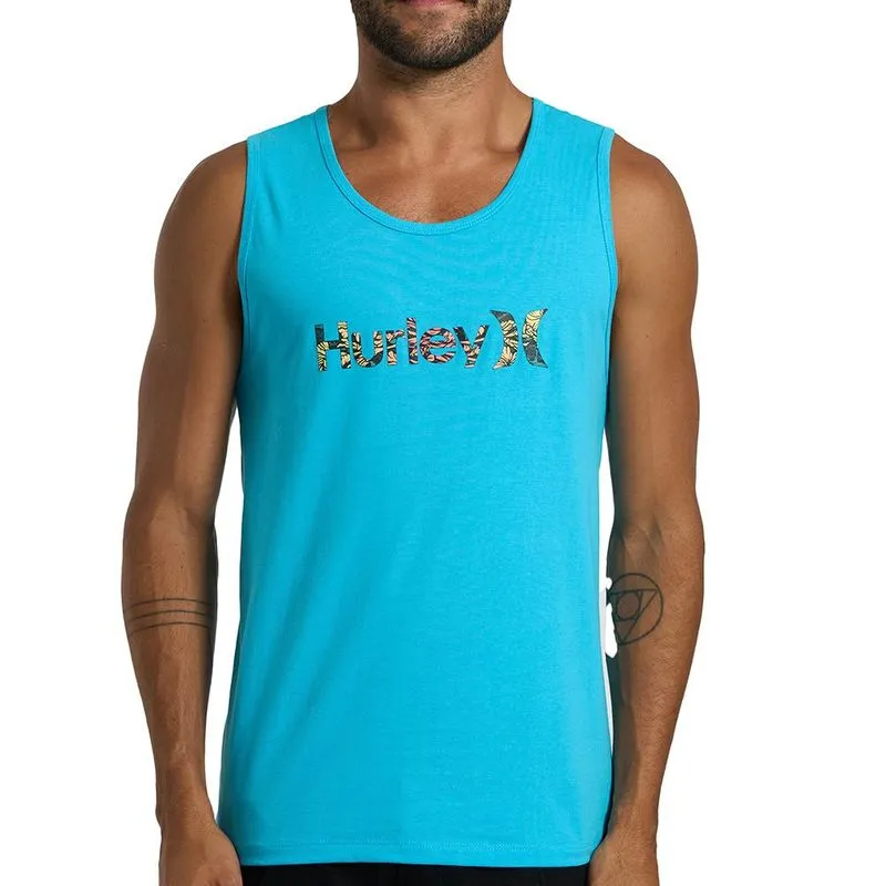 Regata Hurley O&O Floral SM26 Masculina Azul G / azul