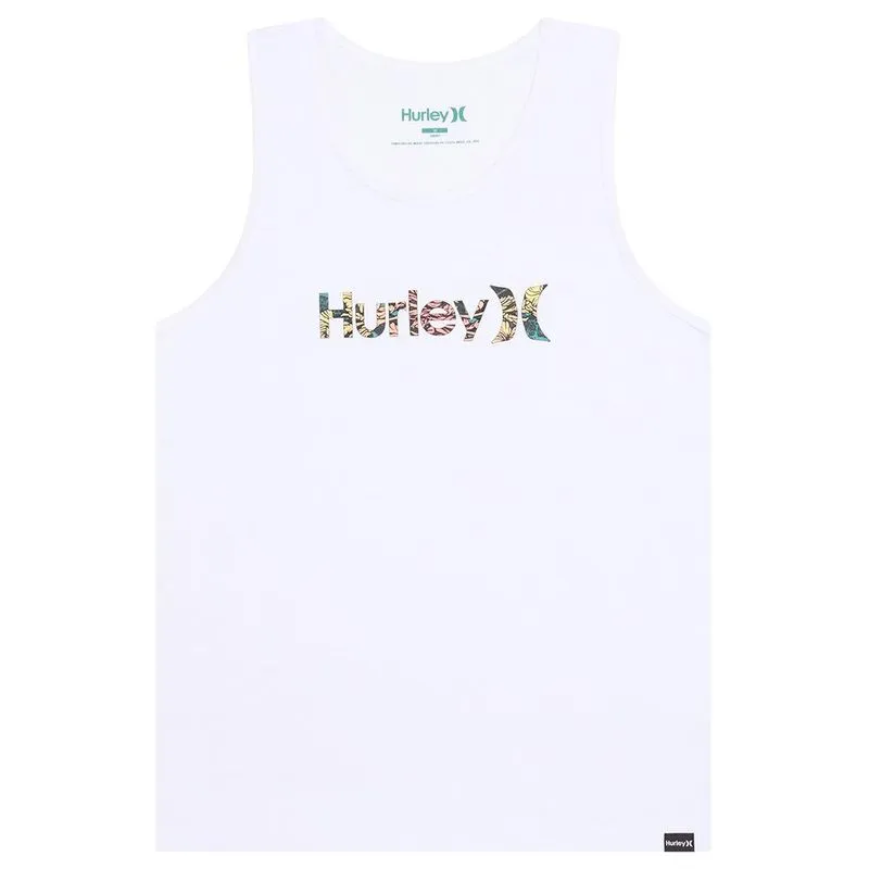 Regata Hurley O&O Floral SM26 Masculina Branco GG / branco