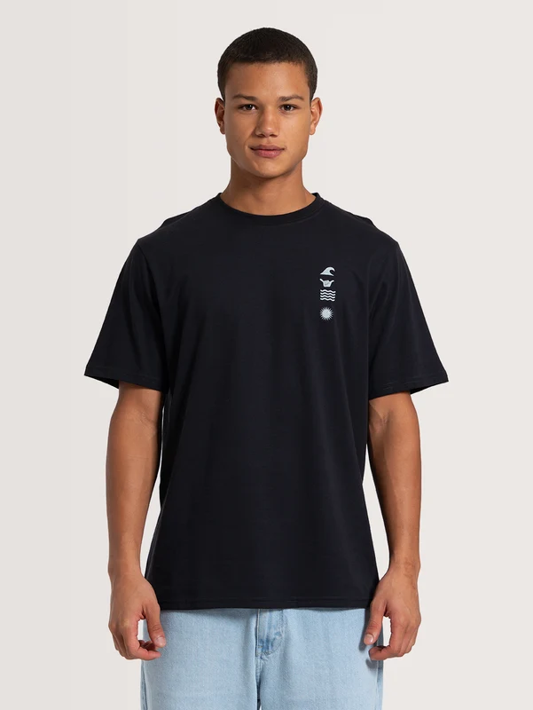 Camiseta Especial Preta Hang Loose Vibes M / Preto