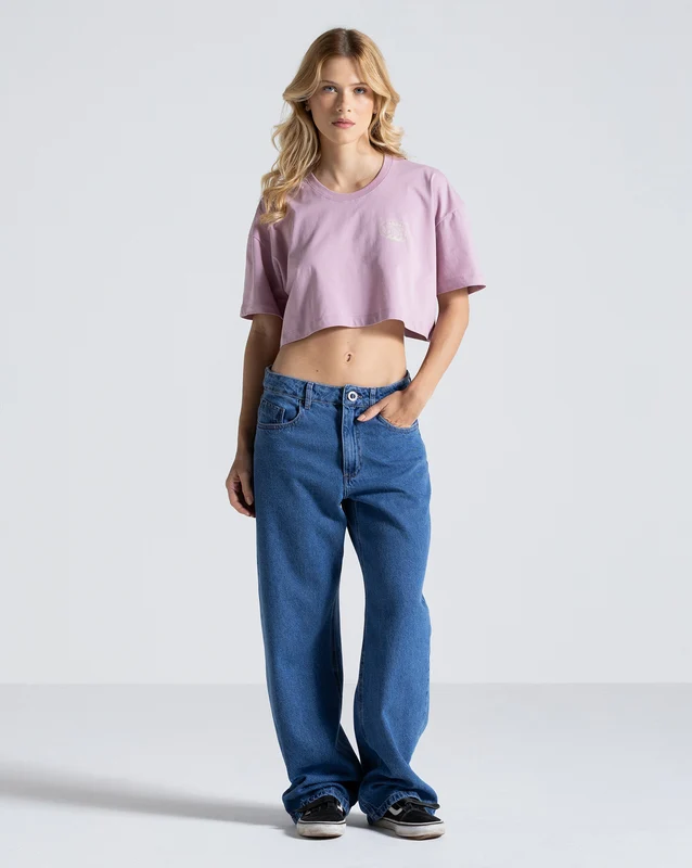 Camiseta Volcom Pocket Dial Rosa GG / Rosa