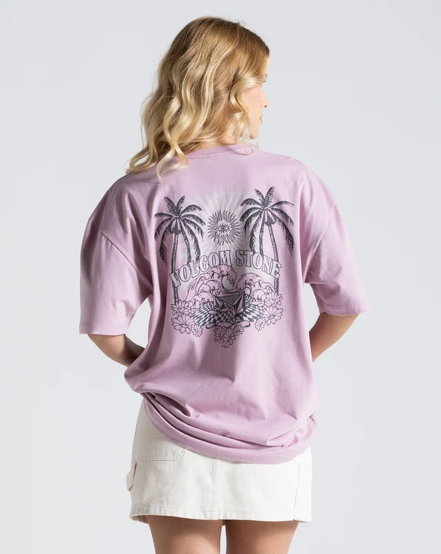 Camiseta Volcom Stones Throw Rosa GG / Rosa