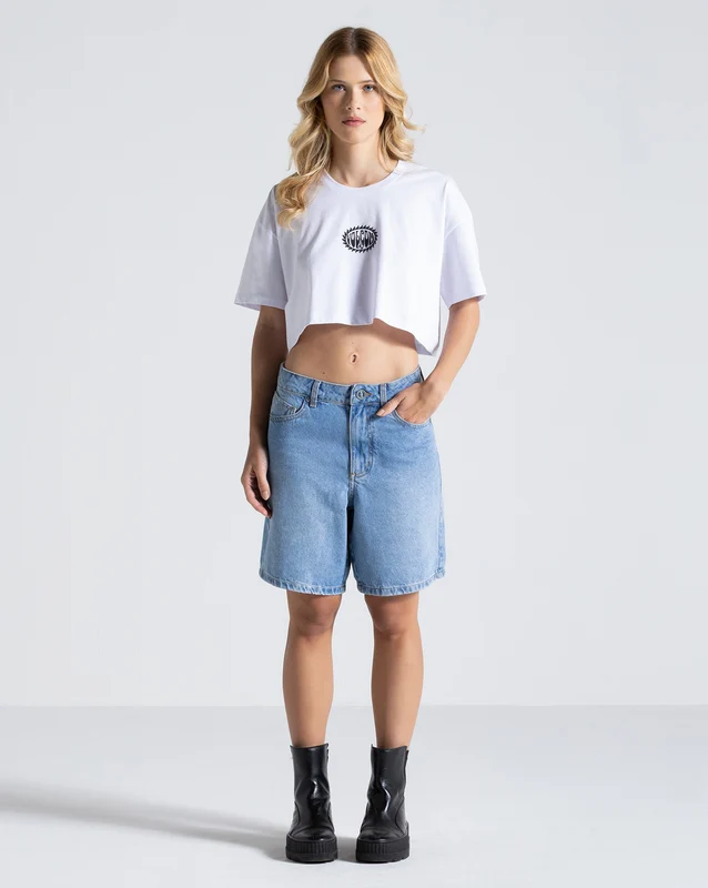 Camiseta Volcom Hang It Up Branca GG / Branco