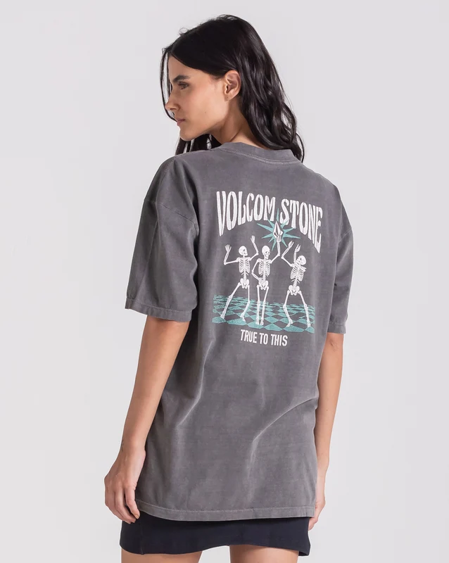 Camiseta Especial Volcom My Guys Preta M / Preto