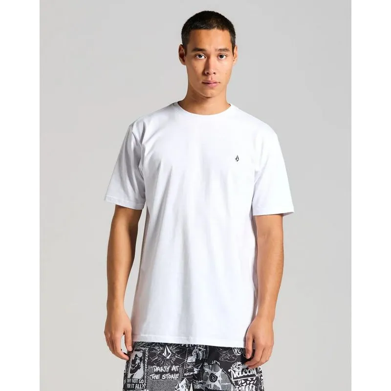 Camiseta Volcom Masculina Big Size G4 / Branco