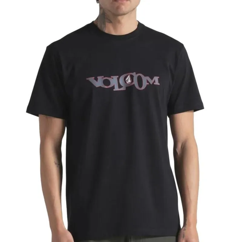 Camiseta Volcom Skidder Oversize SM26 Masculina Preto 4G / preto