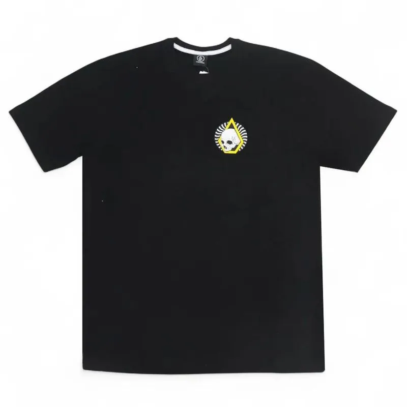 Camiseta Volcom Arched Oversize SM26 Masculina Preto 4G / preto
