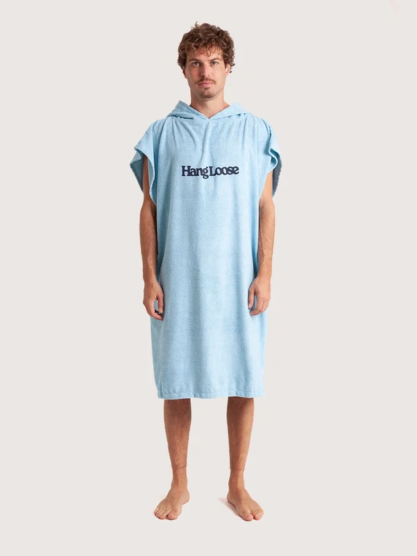 Poncho Azul Hang Loose Lanai UN / AZUL CLARO