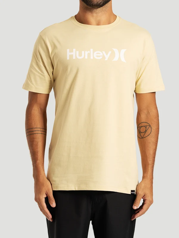 Camiseta Manga Curta Bege Hurley O&O Solid P / Bege