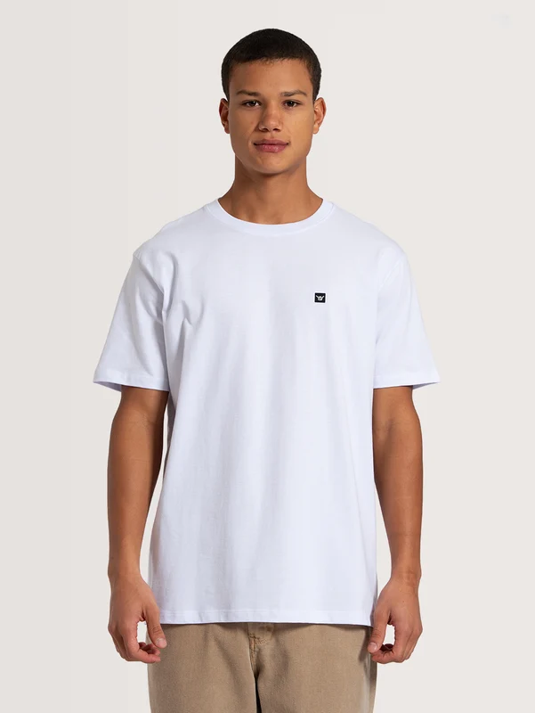 Camiseta Manga Curta Branca Hang Loose Mini G / Branco