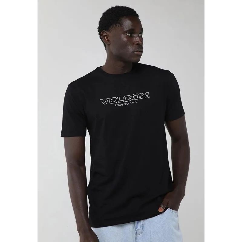 Camiseta Volcom Vlts010615 P / Preto