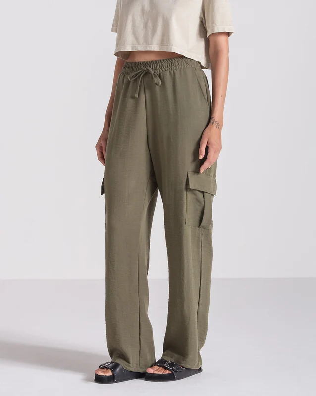 Calça Volcom Lived In Beach Verde M / VERDE