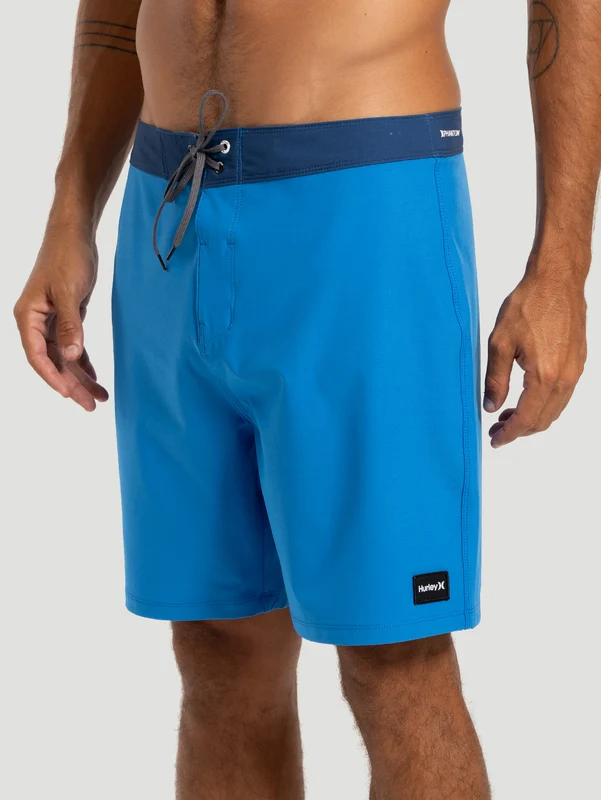 Boardshorts Hurley Solid One And Only Phantom Eco 18" Azul 38 / AZUL
